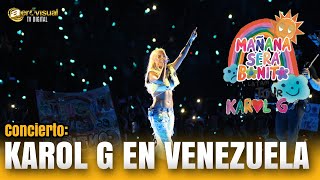 Karol G en Caracas Venezuela Aerovisual TV 22032024 [upl. by Ginelle]