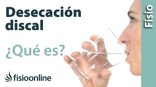 Signos de deshidratación o desecación discal  ¿Qué es [upl. by Hermosa724]