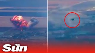 Russian fighter jet shot out of the sky by USmade Stinger missile [upl. by Nired]