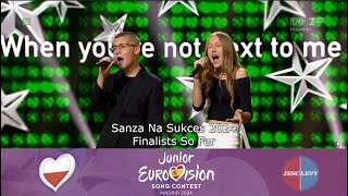 Finalists for Szansa Na Sukces 2024  JESC 2024 Poland [upl. by Ddej]