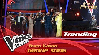 Team Kasun  Group Song  The Voice Sri Lanka [upl. by Ailimat]