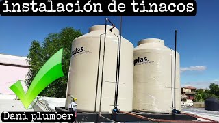 Como instalar un Tinaco de 1100 lts💧 [upl. by Inaoj719]