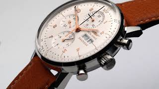 IRON ANNIE  Bauhaus Automatic Chronograph Ref 50184 [upl. by Odla]