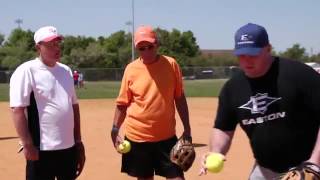 Slow pitch pitching defense [upl. by Annelg102]