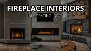 100 Modern Fireplace Decor Ideas for Your Home  Stylish amp Cozy [upl. by Aillicec]