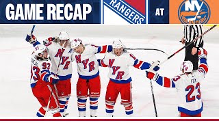 GAME HIGHLIGHTS New York Rangers at New York Islanders Stadium Series 21824 [upl. by Anyala]