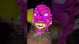 Making of sculpture  Narkasur making  Ravan making  Halloween art sculpture Halloween ravan [upl. by Aramoix]