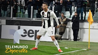 ¡SIUU Así estalla la grada con los goles de Cristiano Ronaldo  Italia Serie A  Telemundo Deportes [upl. by Battat]