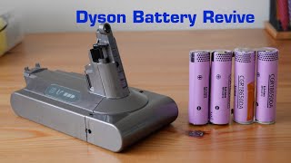 Dyson V12 V11 V10 V9 V8 V7 hoover battery hack DIY revive [upl. by Zubkoff]