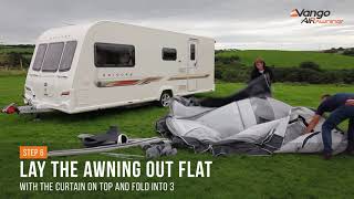 vango 2018 how to pack away an awning 1080p [upl. by Castle]