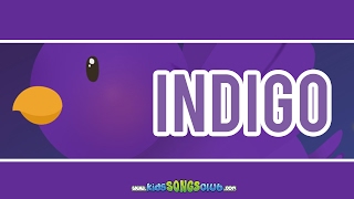 The Color Indigo Song  Kids Songs with Action And Lyrics  KidsSongsClub Nursery Rhyme [upl. by Chiles]