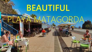 Playa Matagorda LANZAROTE Spain 2024 🇪🇸 🔴 NEW Beautiful Walking Tour in Puerto del Carmen 4K UHD [upl. by Akered]