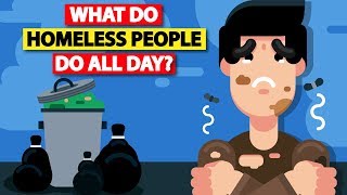 A Day In The Life of a Homeless Person [upl. by Shuma555]