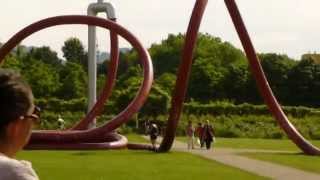 CLAES OLDENBURG skulptur GARTENSCHLAUCH freiburg [upl. by Ynaittirb]