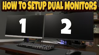 How to Setup Dual Monitors in 2024  StepByStep [upl. by Pang]