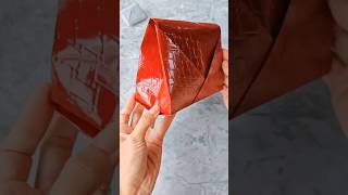 折り紙簡単可愛い 折り方 クリスマス ハンドバッグの様なギフトバッグ papercrafts origami tutorial Christmas gift bag [upl. by Bland]