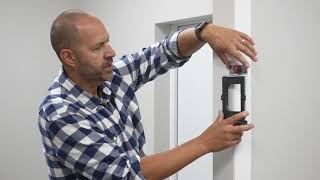 How to Install a Door Hinge  How to Cut a Door Hinge and Hang the Door [upl. by Hgielah]