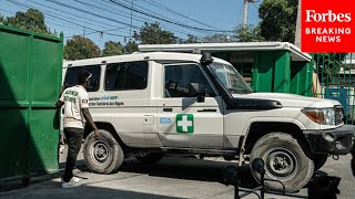 JUST IN Aftermath Of Destruction At PortAuPrince Hospital As Gang Violence Rises In Haiti [upl. by Htebarual]