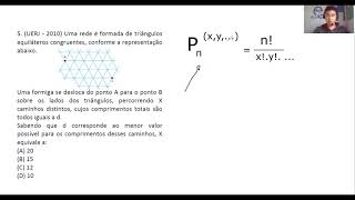 Permutação com Repetições  QUESTÃO DA FORMIGUINHA [upl. by Nisaj44]