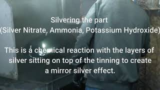 Hydrochrome Silvering  Tutorial and Formula used  Petrol Tank [upl. by Asnarepse]