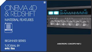 Incredible Anisotropic Effects in Cinema 4D Redshift 2025 [upl. by Sido449]