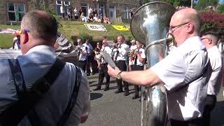 Selkirk Silver Band at the toll part 2 [upl. by Dnalloh]