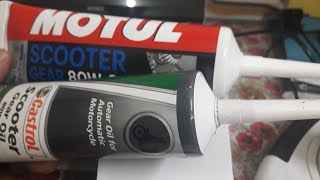 castrol vs motul 80w90 gear oil comparision [upl. by Attenev908]