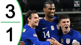 USA vs Jamaica 31 Highlights amp Goals  Nations League Semi Final 2024 [upl. by Hanid]