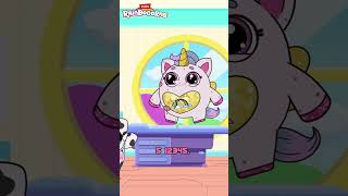 ATOMIC Hiccups 🤯💖✨kidscartoons unicorn animals funnymoments funnyshorts unicorn fairytales [upl. by Icak602]