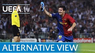 Lionel Messi 2009 Champions League goal v ManUnited from every angle [upl. by Marta]