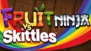 Fruit Ninja vs Skittles  Universal  HD Gameplay Trailer [upl. by Girardo]