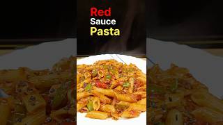 RED SAUCE PASTA 😋 Pasta recipe cooking shorts [upl. by Coppins]