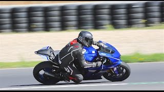 Yamaha R6 2017 Essai POV avec Lucas Mahias pour AUTOMOTOcom [upl. by Ecinehs]