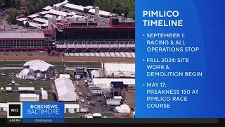 Pimlico racing operations to stop on Sept 1 [upl. by Otsuaf265]