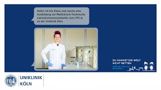 Ausbildung als MedizinischTechnische Laboratoriumsassistenz MTLA I Uniklinik Köln [upl. by Iaoh]