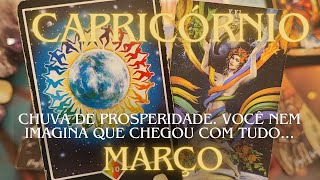 CAPRICÓRNIO MARÇO 🌈♑ CHUVA DE PROSPERIDADE ✨💎 VOCÊ NEM IMAGINA [upl. by Browning]