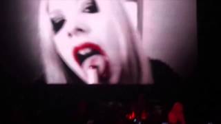 Avril Lavigne  Bad Girl Ft Marilyn Manson Avril Lavigne Tour 2014 Live in Brasília Brazil [upl. by Aicemak]