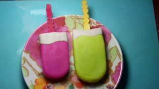 Clay Modeling  Making of Icecream Bars [upl. by Henricks175]