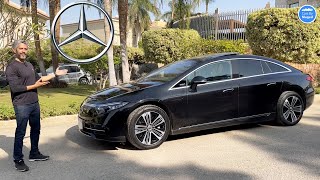 Mercedes EQS Germanys answer to Tesla  مرسيدس اس كلاس الكهرباء  الرد الالماني لتسلا [upl. by Rima279]