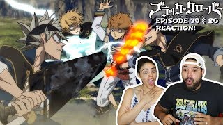 BLACK BULLS SAVE FINRAL Black Clover Episode 79 And 80 REACTION [upl. by Anirbaz348]