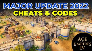 Age of Empires 4  Cheat Codes List amp Console Commands  AOE4 Major 2022 UPDATE  CHEATS gameplay [upl. by Yseulte859]