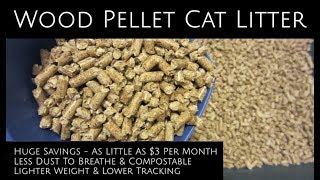 Cheap Pellet Cat Litter  Save Big amp Breathe Easier  plus a 1 DIY Sifter [upl. by Ardnalac96]