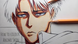 how to colour skin in anime Tutorial full guide to colour anime skin [upl. by Dreeda]