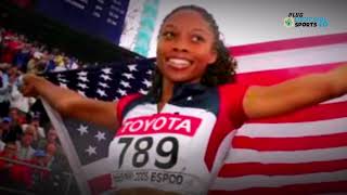 Allyson Felix US womens 4x400 meter relay team in Olympics [upl. by Nednal]