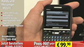 Medion Handy und Messenger quotM5511quot QWERTZTastatur uvm VERTRAGSFREI [upl. by Brittany]