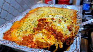 I made Millionare Spaghetti  BAKED SPAGHETTI Recipe [upl. by Ainnat]