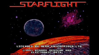 Starflight  Sega Genesis 1991 [upl. by Ahsemrak]