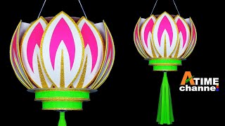 Diwali kandil making idea  Diwali lantern making at home  Diwali decoration  Lantern Tutorial DIY [upl. by Eemia]