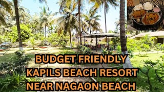 BUDGET FRIENDLY KAPILS BEACH RESORT  NAGAON BEACH [upl. by Norvan398]