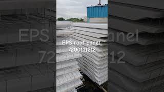 Eps roof panel construction epspanel housedesign thermocolhouse chennai viralvideo reel [upl. by Ojillib]